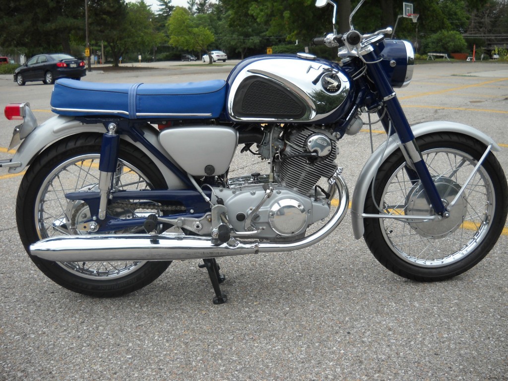 1966 Honda superhawk motorcycle #7