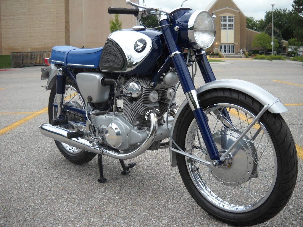 1966 Honda superhawk motorcycle #2