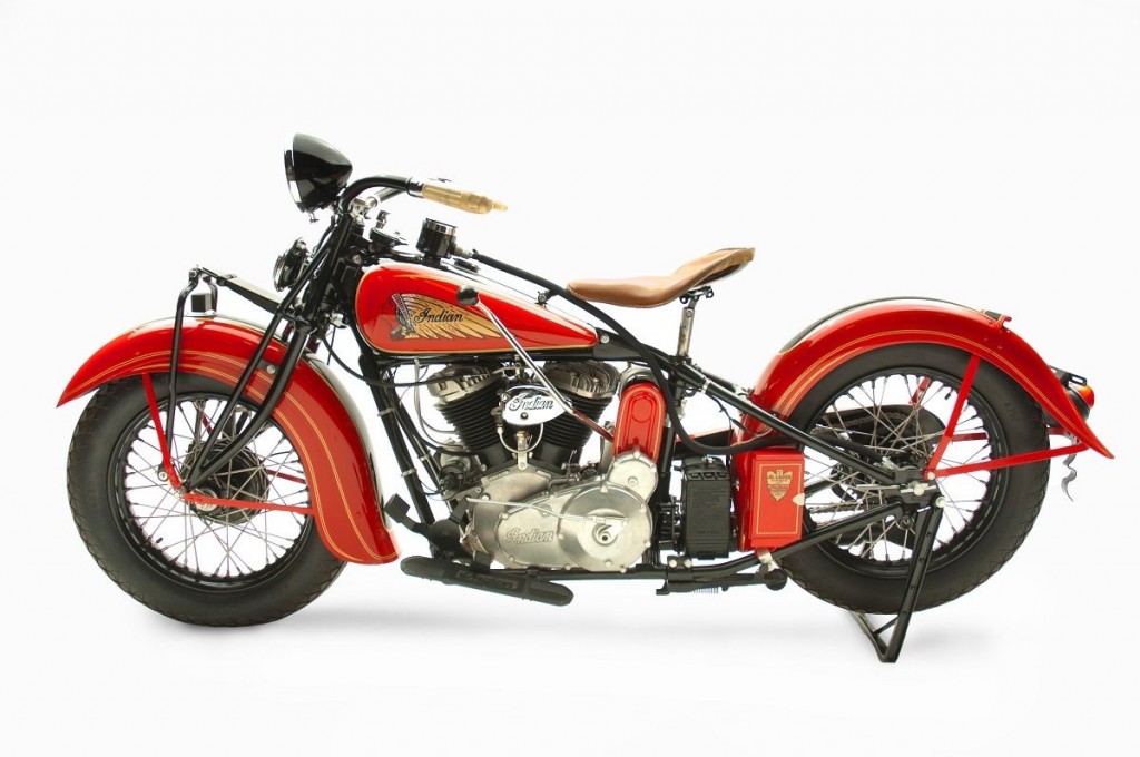 Restored Indian Chief 1935 Photographs At Classic Bikes Restored Bikes Restored 