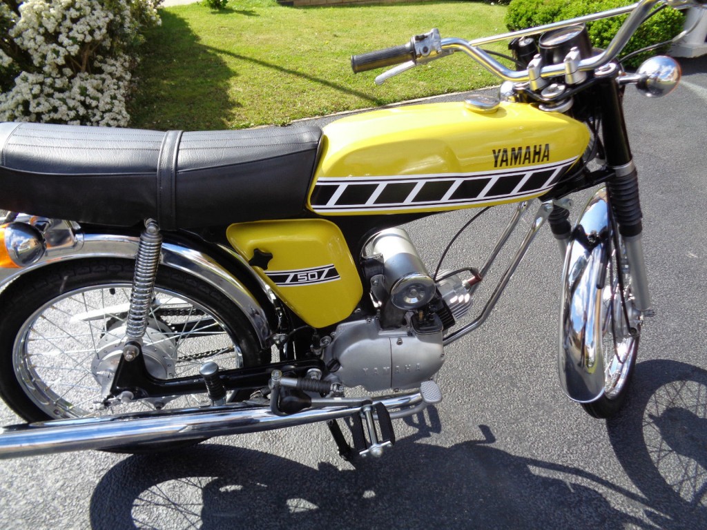 Restored Yamaha Fs1e 1977 Photographs At Classic Bikes Restored Bikes Restored 