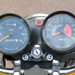 Kawasaki H2 750 - 1972 - Clocks, Speedo and Tacho, Ignition Switch, Rev Counter, Red Line, Running In Period Indicator and Damper.